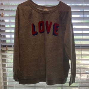 Old Navy “Love” sweatshirt